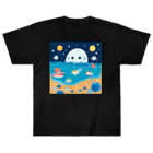 dou-douの宇宙と海の仲間たち ヘビーウェイトTシャツ