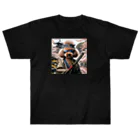 TABO1192のトイプードルのひかるくん(侍バージョン) Heavyweight T-Shirt