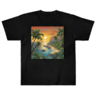 tizujonoboukenの夕日 Heavyweight T-Shirt