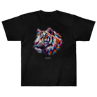 BlackSoddy'S SHOPのタイガーPolygonal Heavyweight T-Shirt