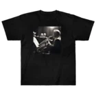 ほっこり絵音舎のビンテージ風熟したソロ演奏 Heavyweight T-Shirt