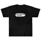 QUQU_WORKSのノーサーフスケートノーライフ サーフスケートシルエットデザイン ホワイト Heavyweight T-Shirt