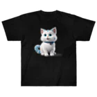 Blue cat PON's Friendsのポンちゃん ヘビーウェイトTシャツ