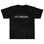 💻ⓅⒸ🄵🅁🄴🄴🄳🄾🄼＠なんちゃってエンジニアリング。のPC-FREEDOM Official グッズ ヘビーウェイトTシャツ