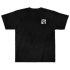 LGBTQ-のミニチュアシュナウザー　レインボー柄 Heavyweight T-Shirt