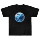 Ryoukaの地球_ガラス玉 ヘビーウェイトTシャツ