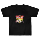 porte☘️bonheur〜ﾎﾟﾙﾄ·ﾎﾞﾇｰﾙの龍神〜AURA〜笑顔 ヘビーウェイトTシャツ