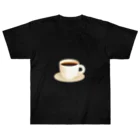 シンプル 組み合わせ用 ファッションのシンプル コーヒー ヘビーウェイトTシャツ