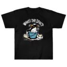 AckeeWolf Art Shopの猫シャンプー Heavyweight T-Shirt