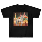 春天堂の夜の遊園地 Heavyweight T-Shirt