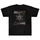 Metatron’s Cube Cosmosのメタトロンキューブ　モノクローム Heavyweight T-Shirt