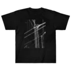 福 紀心 の 作品グッズの電線1　白 Heavyweight T-Shirt