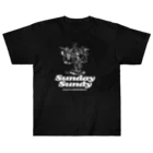 SUNDAYS GRAPHICSのSUNDAY SUNDY No.2 (白ロゴ) ヘビーウェイトTシャツ