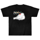 Lily bird（リリーバード）のスリスリくんとおねんね白文鳥 Heavyweight T-Shirt