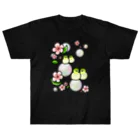 Lily bird（リリーバード）のほわほわメジロ梅 Heavyweight T-Shirt