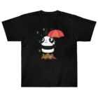 イラスト MONYAAT のラビットパンダ ヘビーウェイトTシャツ