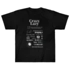 Crazy LazyのCrazy LazyフェスT（白文字） ヘビーウェイトTシャツ