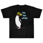 LalaHangeulのRockhopper penguin　(イワトビペンギン) Heavyweight T-Shirt