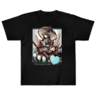 月蝕ざっか店＠SUZURIのChocomint*Holic-淡色ボディ向き版（文字濃色） Heavyweight T-Shirt