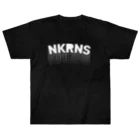 NKRNSのNKRNS　ロゴ白（フロント） Heavyweight T-Shirt