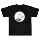 Beautiful Earthのプラスチックをヒナに与える鳥 Heavyweight T-Shirt