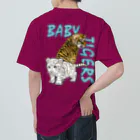 LalaHangeulのBABY TIGERS　バックプリント Heavyweight T-Shirt