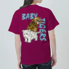 LalaHangeulのBABY TIGERS　バックプリント ヘビーウェイトTシャツ