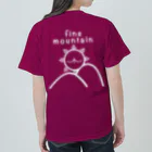 YUTANEKO公式ショップのfine mountain outdoor 白ヌキ Heavyweight T-Shirt