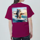 Creation CATの波乗りCAT ヘビーウェイトTシャツ