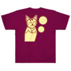 aiueoneko358のおやすみ猫 ヘビーウェイトTシャツ