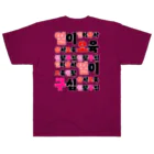 LalaHangeulのハングルの数字 漢数字バージョン バックプリント Heavyweight T-Shirt