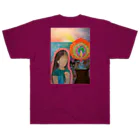 キキとココからのMagic hour / 穏やかな夕暮れの祈り Heavyweight T-Shirt