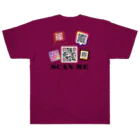 Studio L.O.LのSCAN ME いっぱいのQRコード ヘビーウェイトTシャツ