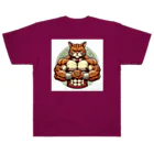 MUSCLE CAT 🐈🐈‍⬛のマッスルキャット　キジ虎 ヘビーウェイトTシャツ