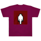 文鳥の背中のJAVA SPARROW'S BACK T-shirt (red) ヘビーウェイトTシャツ