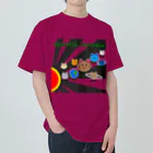 neko123aのneko^^宇宙 ヘビーウェイトTシャツ