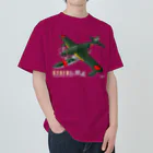 NYAO_AVIATIONの川西　強風 11型 水上戦闘機 （N1K1） ヘビーウェイトTシャツ