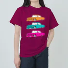 NIKORASU GOの外車外車外車 ヘビーウェイトTシャツ