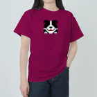 ボダコのレオのボーダーコリー　ドットな伏せ Heavyweight T-Shirt