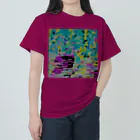 水草の地図A ヘビーウェイトTシャツ