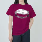 LalaHangeulの猫が寝転んだ ヘビーウェイトTシャツ