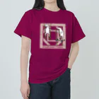 nachau7の鳥獣戯画風3 竹馬の友 Heavyweight T-Shirt