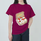 なたね。のニワトリたまご6羽パック(濃色向け) Heavyweight T-Shirt