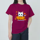 こひさま ショップ - 陽だまりの笑顔のねこのぱんぷきん ヘビーウェイトTシャツ