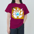 ほかほかしろくまのあったかざっかやのしろくまボウル ヘビーウェイトTシャツ