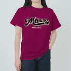 No.326のベースボールロゴ 黒 Heavyweight T-Shirt