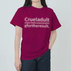 稀有のCruel adult make-believe play waiting for the result. ヘビーウェイトTシャツ