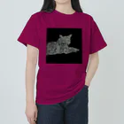 たかはしの店の黒猫のジジ ヘビーウェイトTシャツ