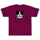 ボダコのレオのボーダーコリー　ドットなオフショット Heavyweight T-Shirt