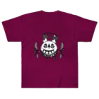 KIKITEKI_LABORATORYの閉眼アーリマン -白ver.- Heavyweight T-Shirt